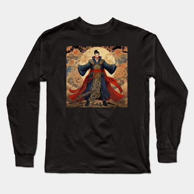 UKIYO-E DR STRANGE Long Sleeve T-Shirt by Drank